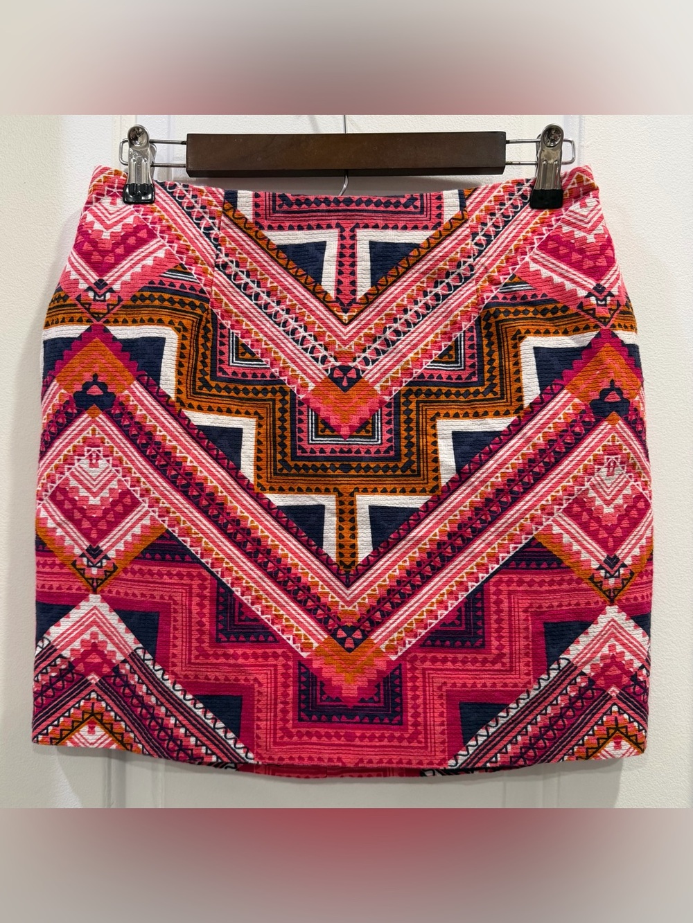 Merona Skirt Size 6 Geometric Tribal Print Skirt
